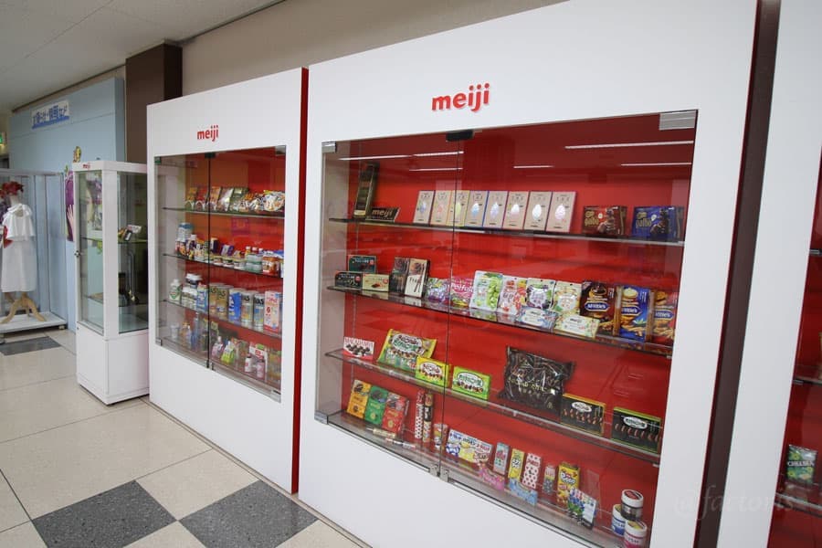 商品がずらり展示